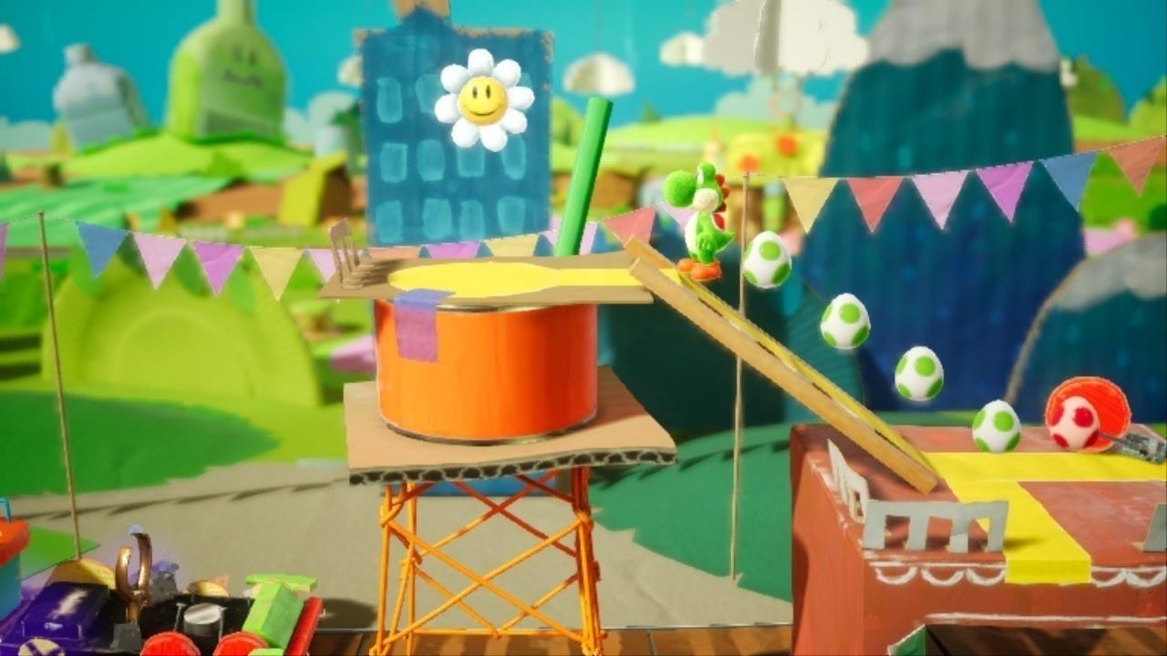 Fotos "Yoshi's Crafted World" Como conseguir todas as Smiley Flowers