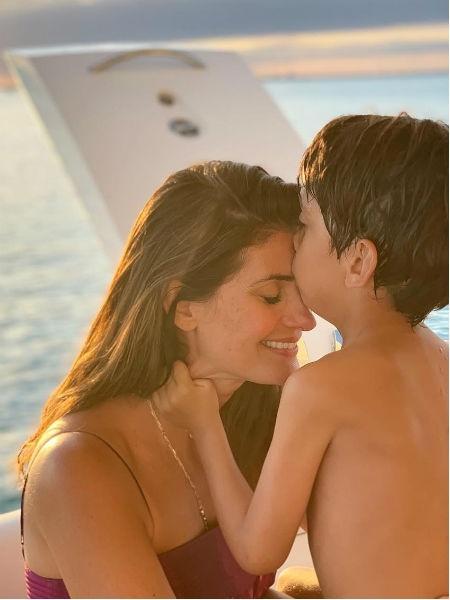 Isabela Fiorentino com o filho - Reprodução/Instagram