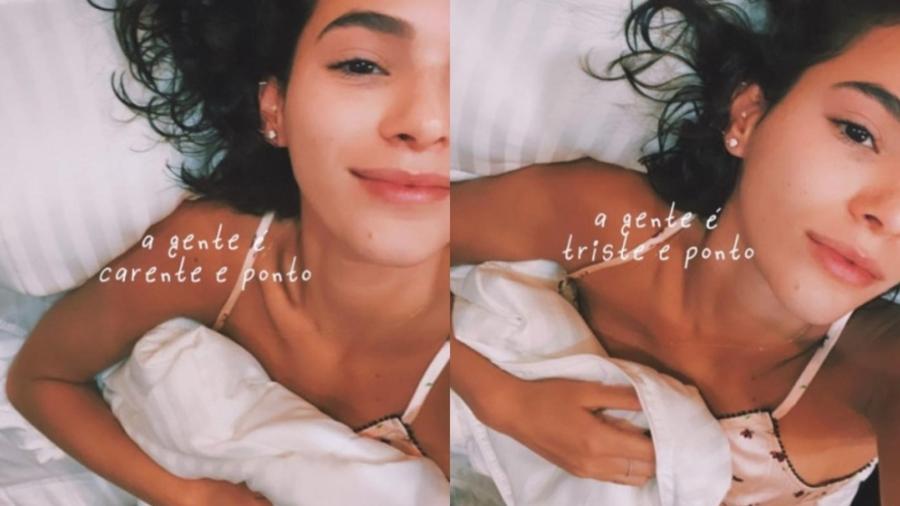 Bruna Marquezine em selfies no Instagram - Reprodução