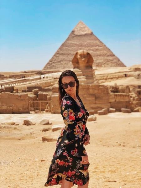 Patrícia Oliveira criou o portal "Vida no Egito" - Arquivo pessoal