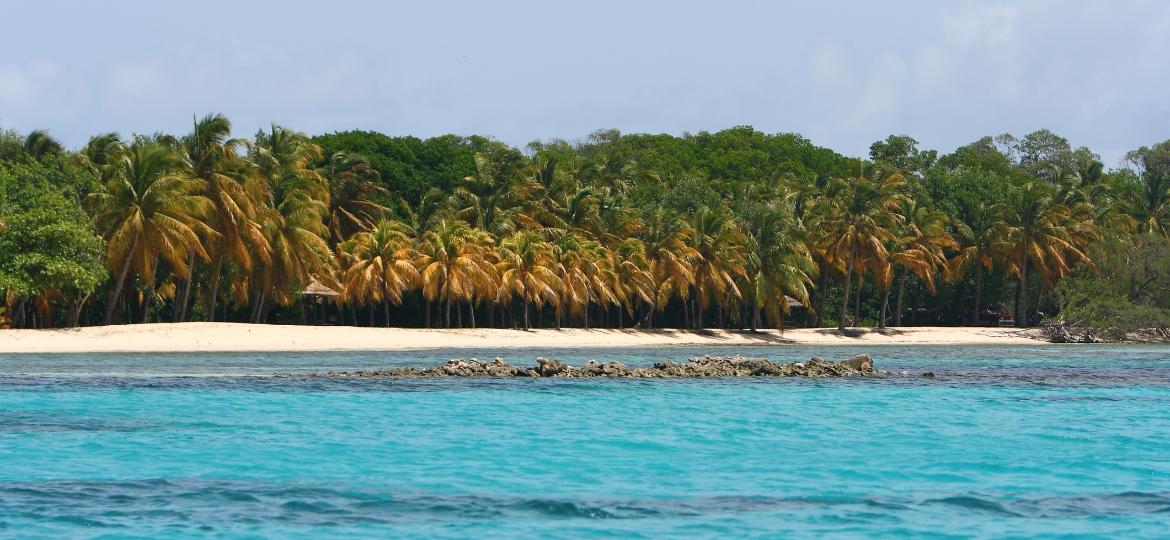 Ilha Mustique, em São Vicente e Granadinas, no Caribe - happytrip/Getty Images/iStockphoto