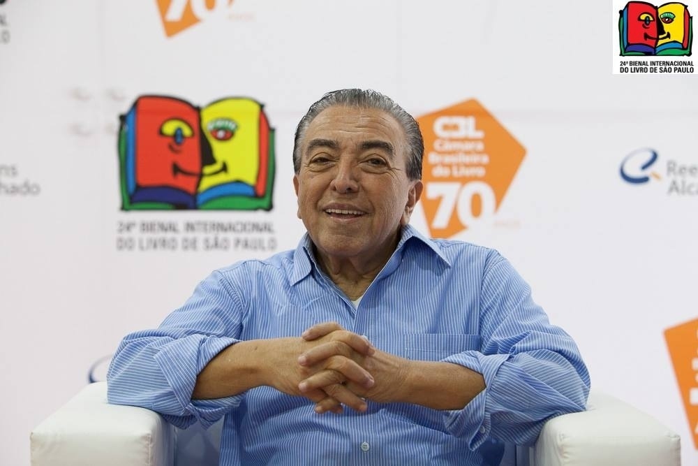 27.ago.2017 - O cartunista Mauricio de Souza participa de bate-papo na Bienal do Livro - Divulgação