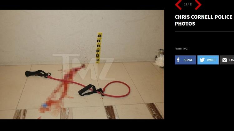 Quarto de hotel onde Chris Cornell se suicidou - Reprodução/TMZ - Reprodução/TMZ