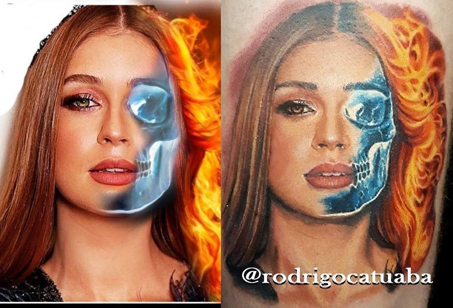 Rodrigo Catuaba ficou conhecido nas redes sociais por tatuar o rosto de famosos - Reprodução/Instagram/rodrigocatuaba