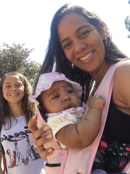 Joana e as filhas Jessica Vitória e Rebecca - Arquivo Pessoal - Arquivo Pessoal