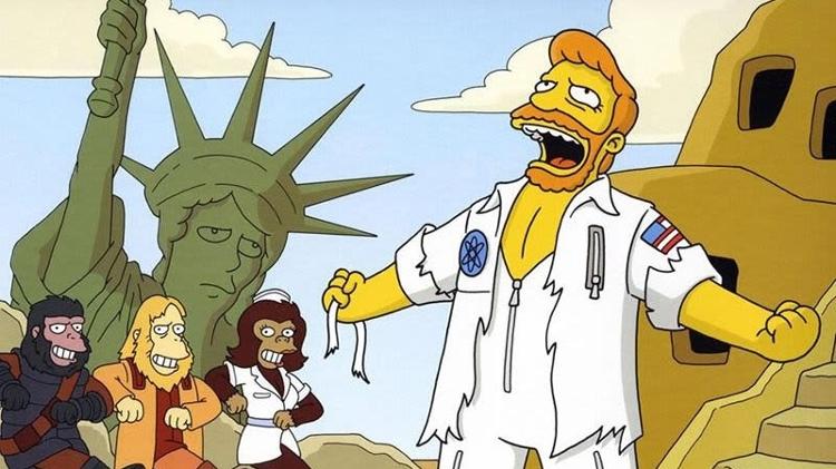 Musical inspirado em "Planeta dos Macacos" em "Os Simpsons" - Reprodução - Reprodução