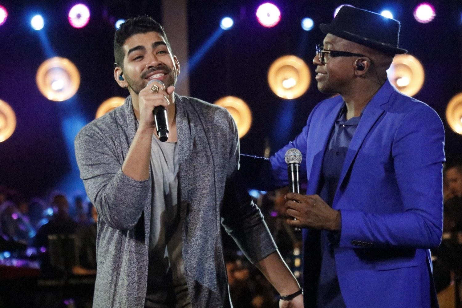 No repertório do show, estão os novos sucessos do cantor, como a recém-lançada "Homem Perfeito" e os hits "Dengo Nego" e "Não Quero Despedida" - Fred Pontes/Divulgação