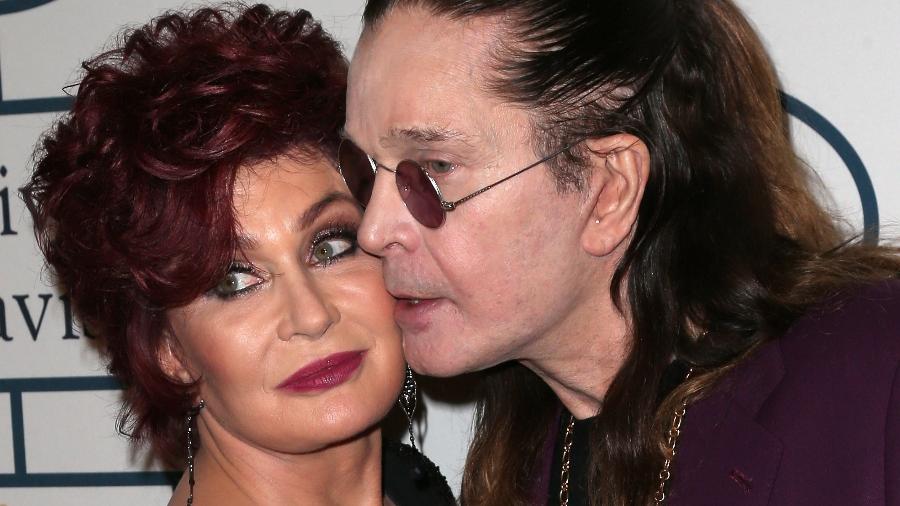 Sharon e Ozzy Osbourne foram vítima de fraude no cartão de crédito - Frederick M. Brown/Getty Images