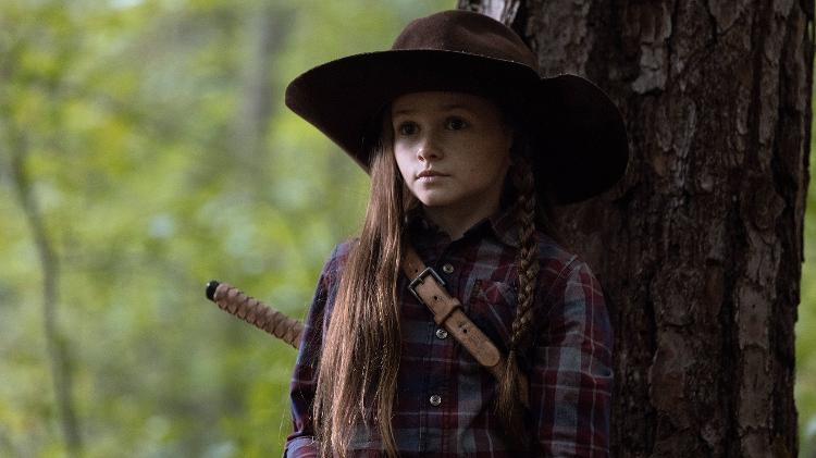 Judith (Cailey Fleming) após salto temporal da nona temporada de "The Walking Dead" - Jackson Lee Davis/AMC - Jackson Lee Davis/AMC