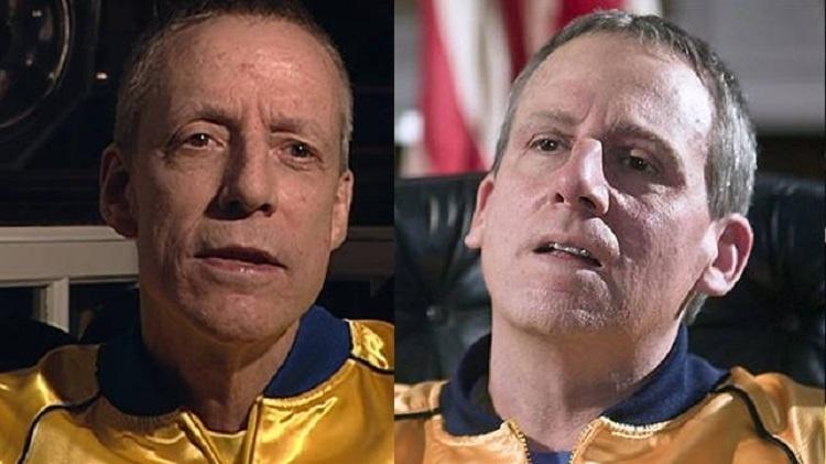 John Du Pont e Steve Carell - Reprodução/Montagem - Reprodução/Montagem