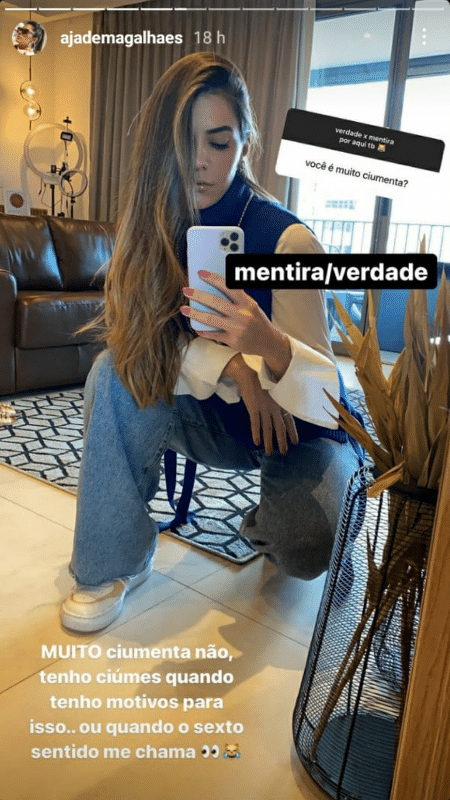 Story de Jade Magalhães - Reprodução/Instagram - Reprodução/Instagram
