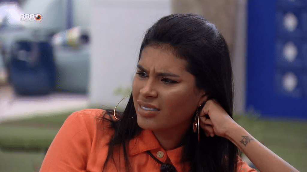 BBB 21: Pocah reage ao ouvir Fiuk dizer que está com medo de Arthur - Reprodução/Globoplay