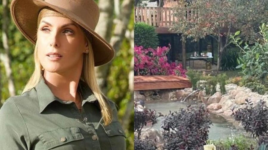 Ana Hickmann construiu lago no quintal de sua mansão - Reprodução / Instagram