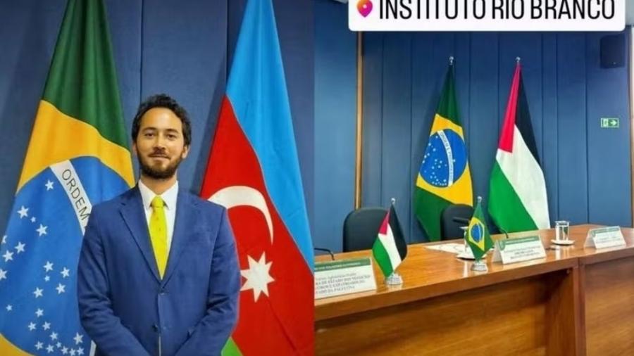 Gabriel Falcão mostra trabalho como diplomata Gabriel Falcão mostra trabalho como diplomata