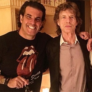Garnero e Mick Jagger: amigos há seis anos - Reprodução/Instagram/alvarogarnero - Reprodução/Instagram/alvarogarnero