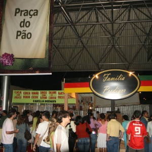 A Praça do Pão, na Expotchê - Divulgação - Divulgação