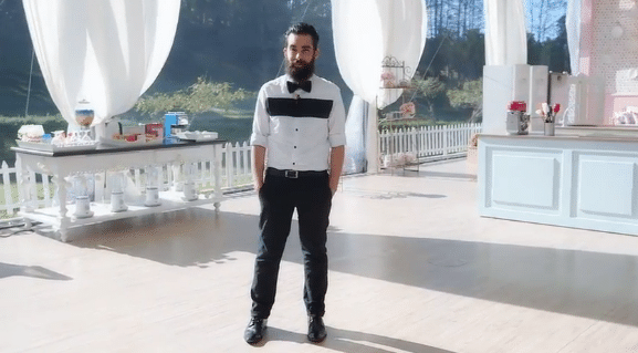 27.ago.2016 - Camila Poli disputou a final com outros dois candidatos, a artista plástica Noemy Caange, paulista de 56 anos, e o psicólogo Marcos Souza (foto), também paulista, 26 anos - Reprodução/SBT.com.br