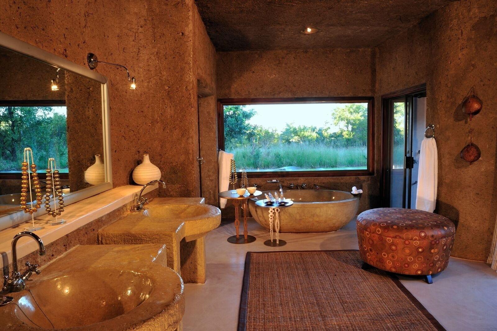 Hotel Sabi Sabi Earth Lodge, onde Marina e Xandinho ficaram por três dias em uma suíte luxuosa - Divulgação
