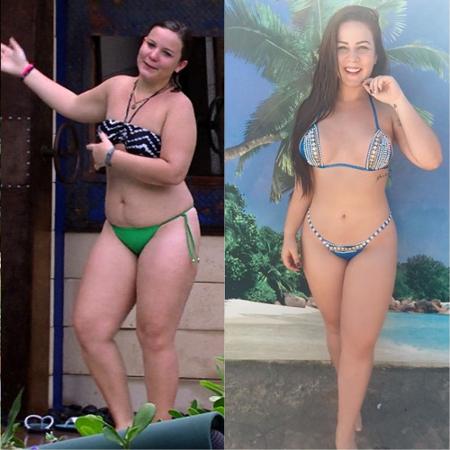 Maria Claudia pulou do manequim 44 para 38, mas assume que vem brigando com a balança nos últimos tempos - Divulgação TV Globo/Instagram/Montagem UOL - Divulgação TV Globo/Instagram/Montagem UOL