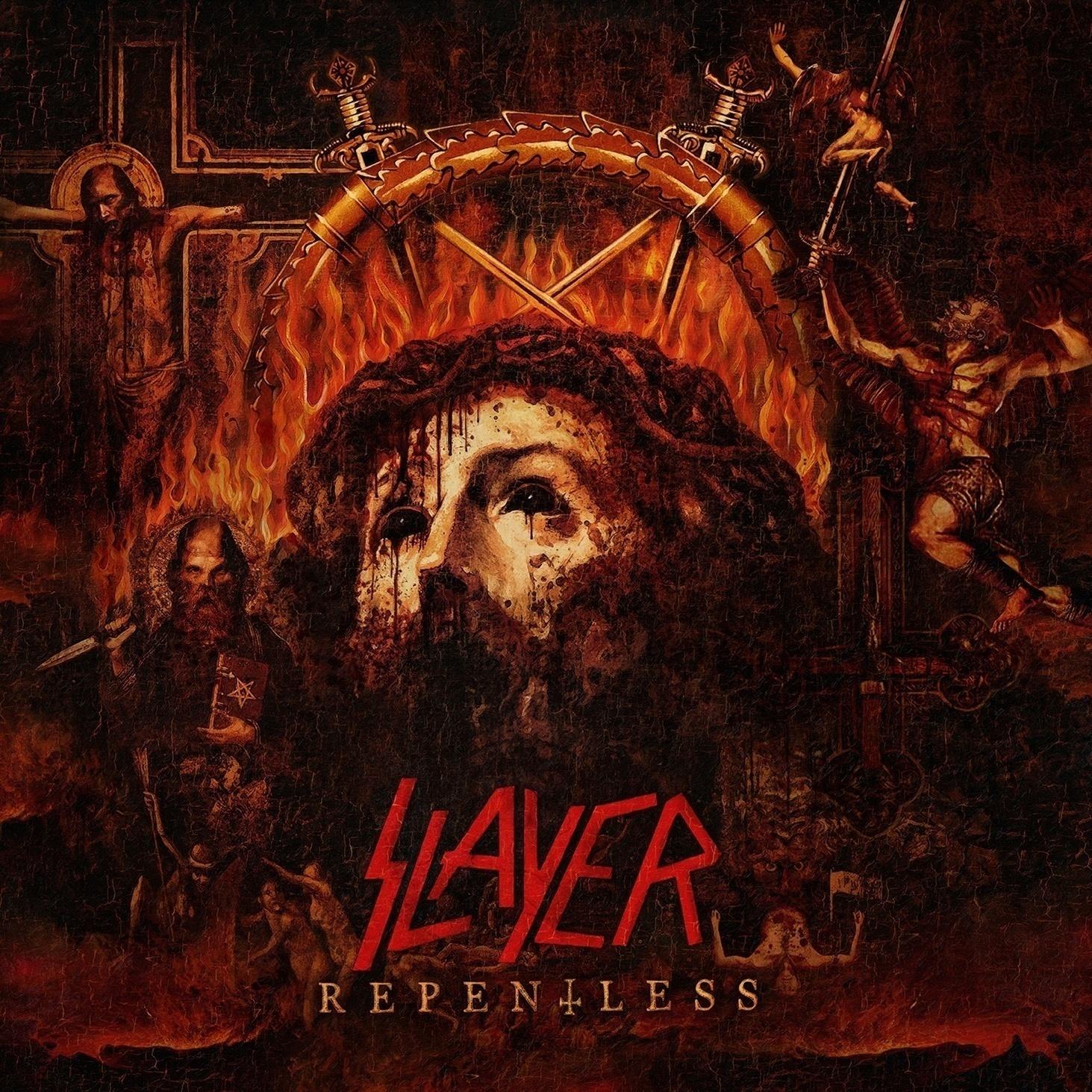 A capa de "Repentless", do Slayer, banda que Marcelo Vasco curte desde jovem, foi uma das mais importantes de sua carreira - Marcelo Vasco/Divulgação