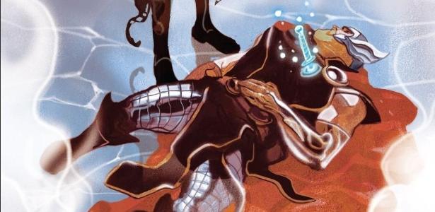 Loki e Thor em momento crucial de "Thor #3" - Reprodução - Reprodução