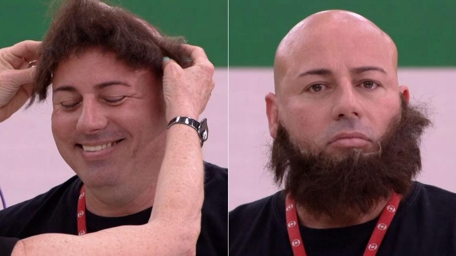 Ana Maria coloca barba em operador de câmera de seu programa - Reprodução/Globo