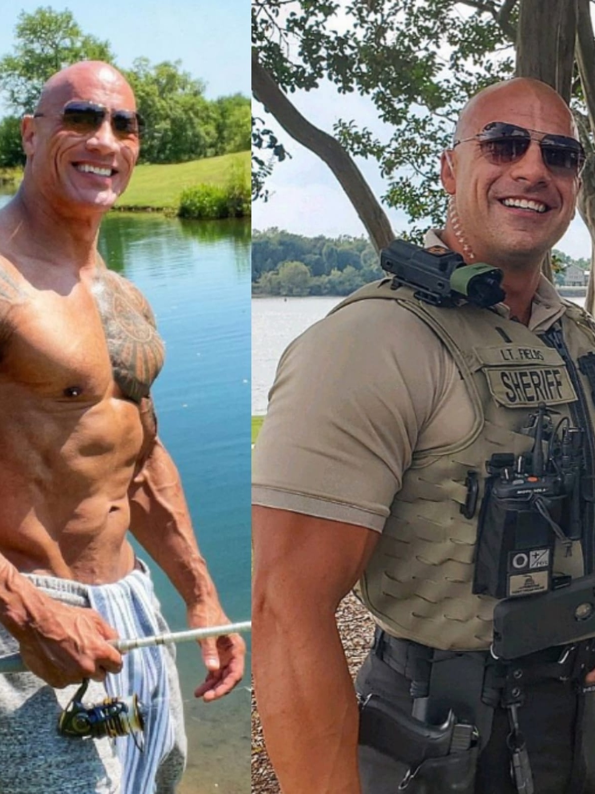 Dwayne Johnson convida 'sósia' para tomar tequila após policial