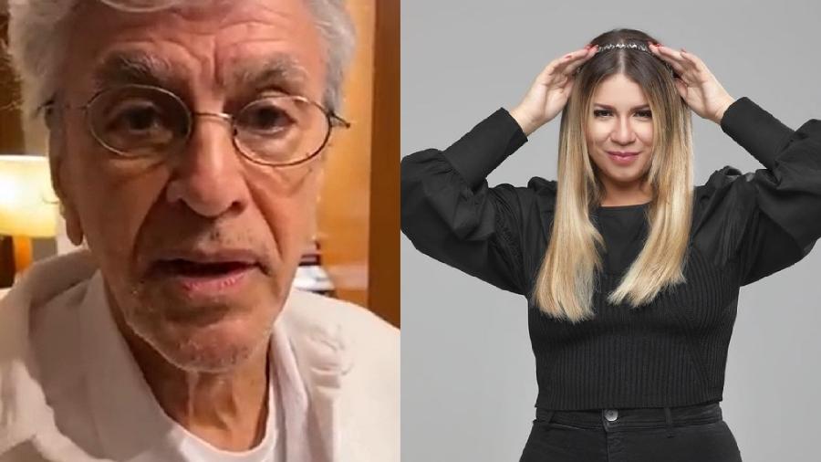 Caetano Veloso se despede de Marília Mendonça em vídeo publicado nas redes sociais - Reprodução/Twitter