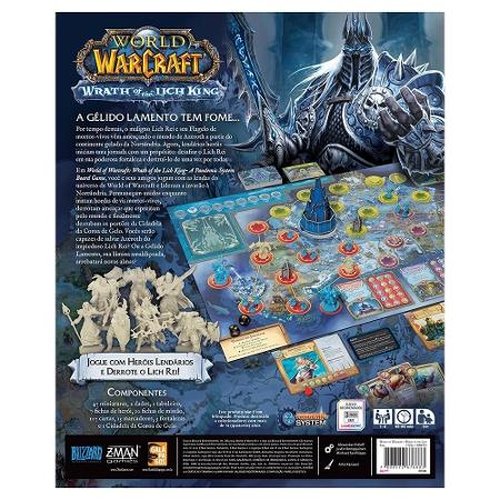 Jogo de tabuleiro World of Warcraft: Wrath of the Lich King - Divulgação/Galápagos Jogos - Divulgação/Galápagos Jogos