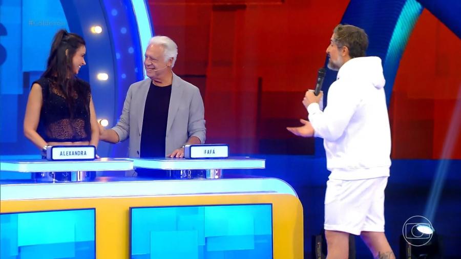 Antonio Fagundes participa do "Caldeirão" e Marcos Mion revela intimidade do ator - Reprodução/Globo