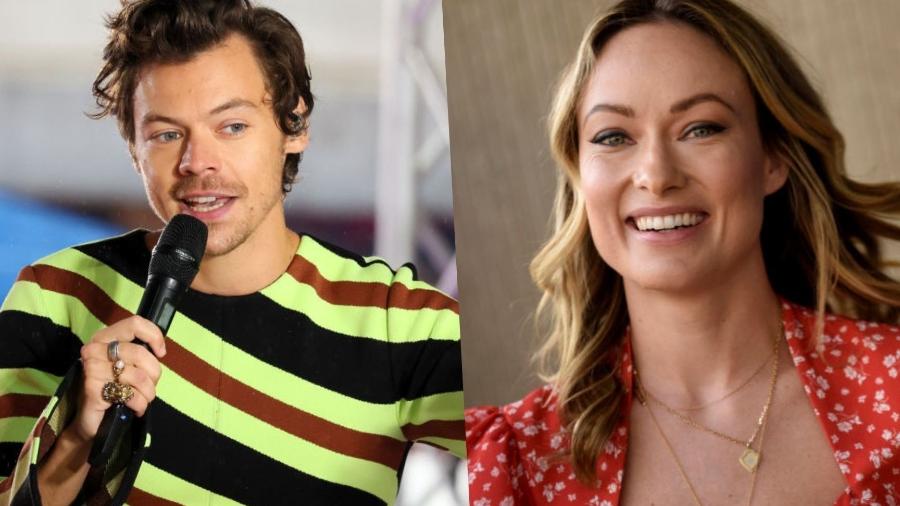 O cantor Harry Styles e a atriz Olivia Wilde - Reprodução/Divulgação