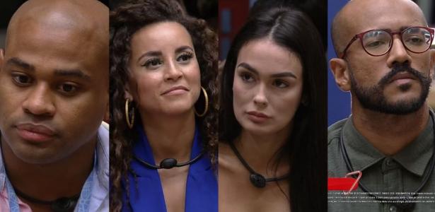 BBB 23: Larissa, Cezar, Ricardo e Domitila estão no paredão
