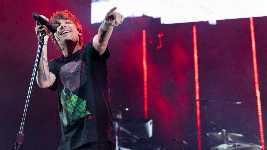 Louis Tomlinsonem show da "Faith In The Future World Tour", no dia 26 de junho de 2023, em Vancouver - Andrew Chin/Getty Images