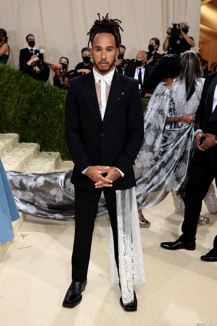 Lewis Hamilton no Met Gala 2021