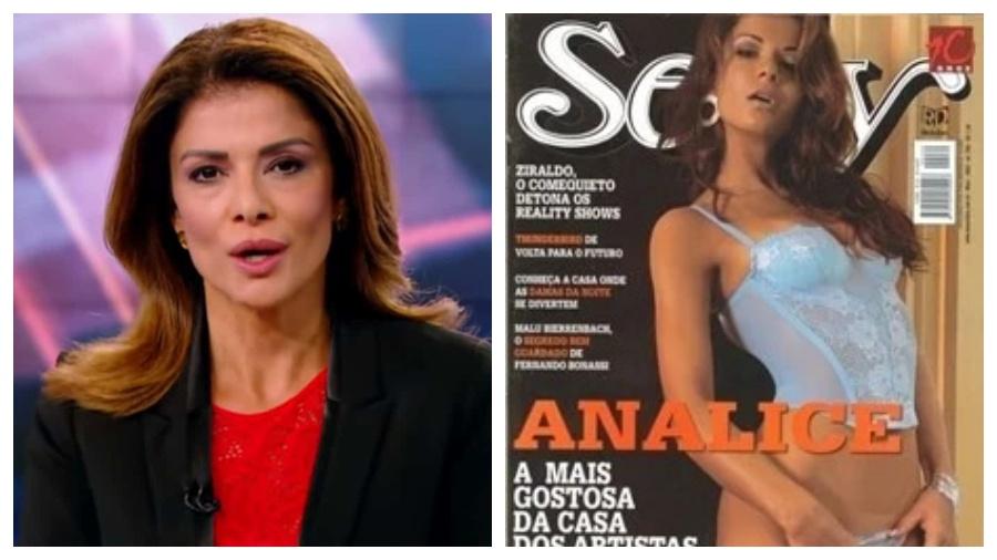 Analice Nicolau recordou ensaio nu para a revista Sexy - Reprodução