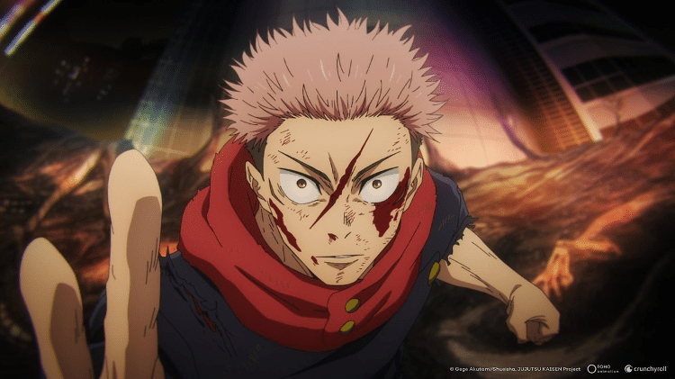 Itadori em "Jujutsu Kaisen"