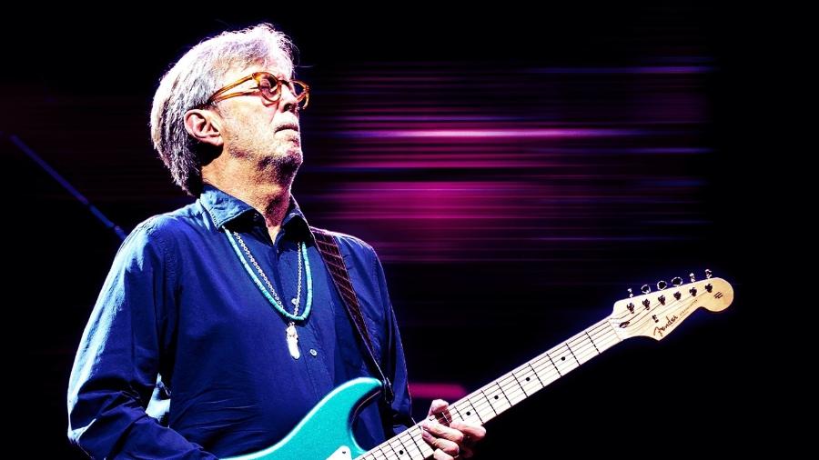 O guitarrista Eric Clapton