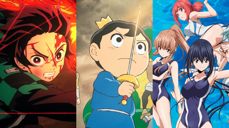 Animes 'Demon Slayer', 'Ranking of Kings' e 'Keijo!!!!!!!!!' Animes 'Demon Slayer', 'Ranking of Kings' e 'Keijo!!!!!!!!!'