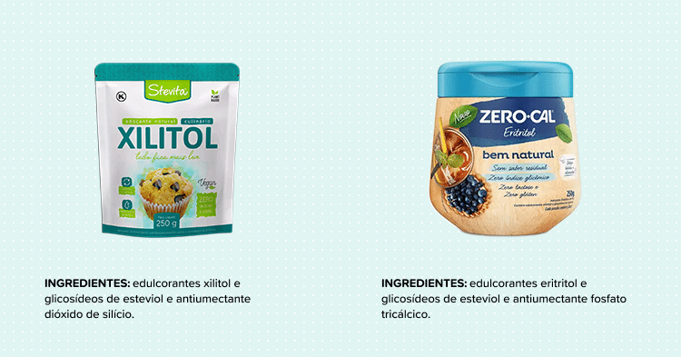 Xilitol ou eritritol: qual é o melhor adoçante?