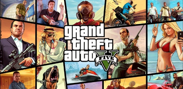 Grand Theft Auto V - GTA V - GTA 5 Xbox 360 - Game Games - Loja de Games  Online