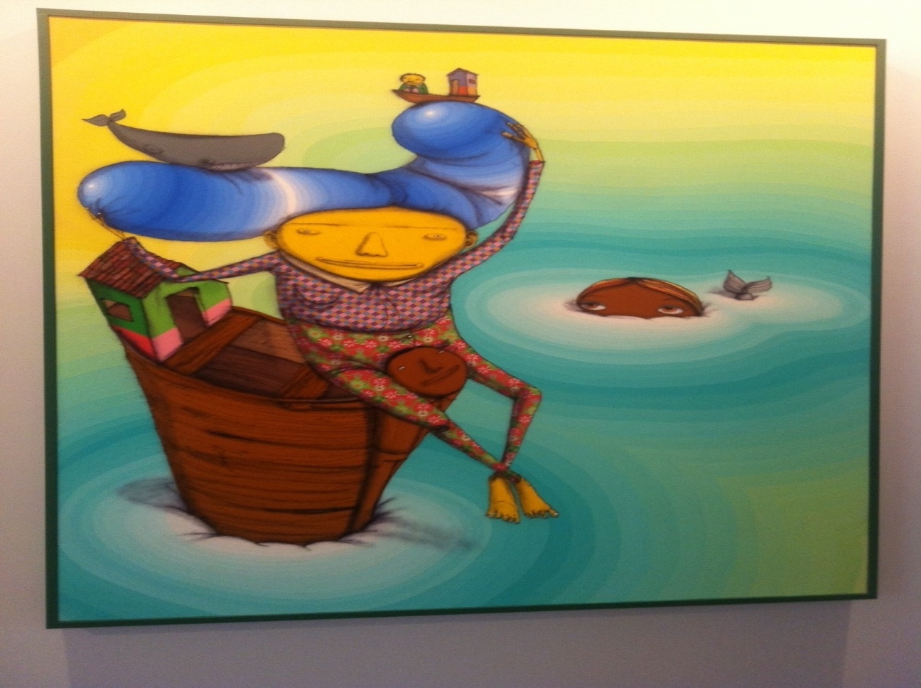 Obra d'Osgemeos na SP-Arte - Roseane Aguirra/UOL