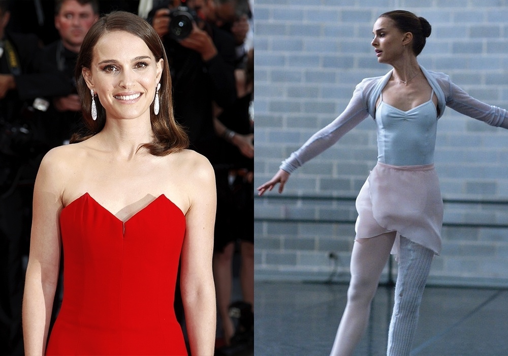 Montagem com Natalie Portman em "Cisne Negro" (2010) - Andrea Raffin/Shutterstock/Divulgação