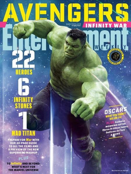 Uma das capas da revista Entertainment Weekly com os Vingadores - Divulgação - Divulgação