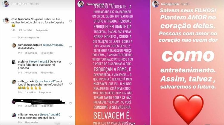 Bruno Gissoni expõe seguidora que acusou Yanna Lavigne e escreve textão - Reprodução/Instagram - Reprodução/Instagram