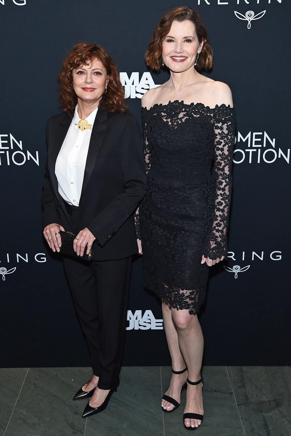 Susan Sarandon e Geena Davis se reencontram em exibição de Thelma ...