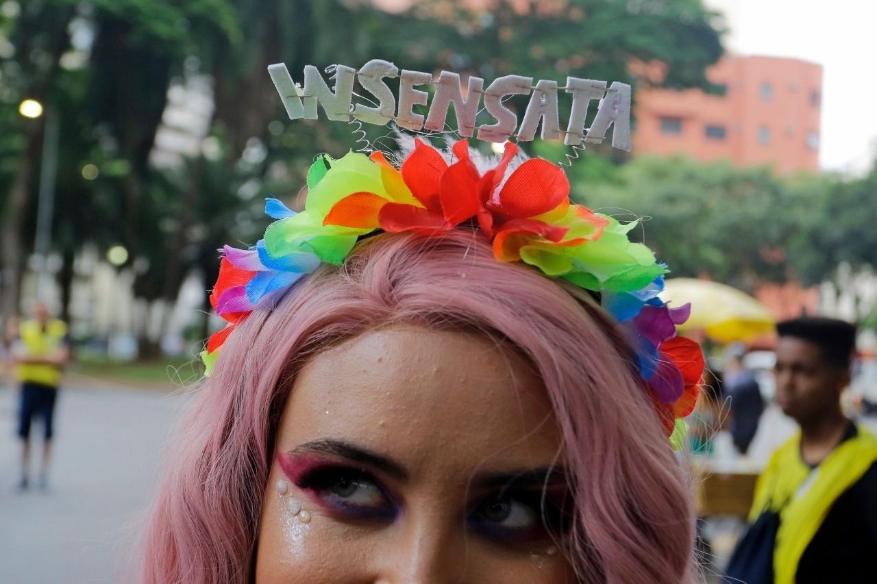 Bloco Meu Santo é Pop agita o Largo do Arouche, em São Paulo - Nelson Antoine/UOL