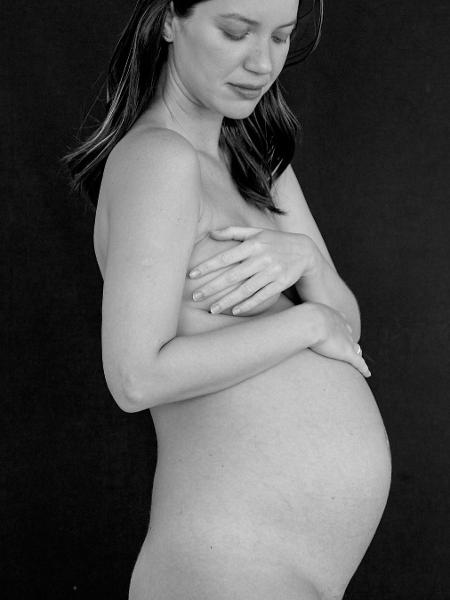 Nathalia Dill aos oito meses de gestação - Reprodução/Instagram/Priscilla Haefeli