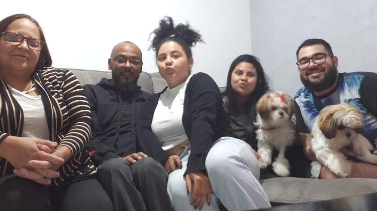 Robson Campos, personagem com PAF, com a família - Arquivo pessoal - Arquivo pessoal