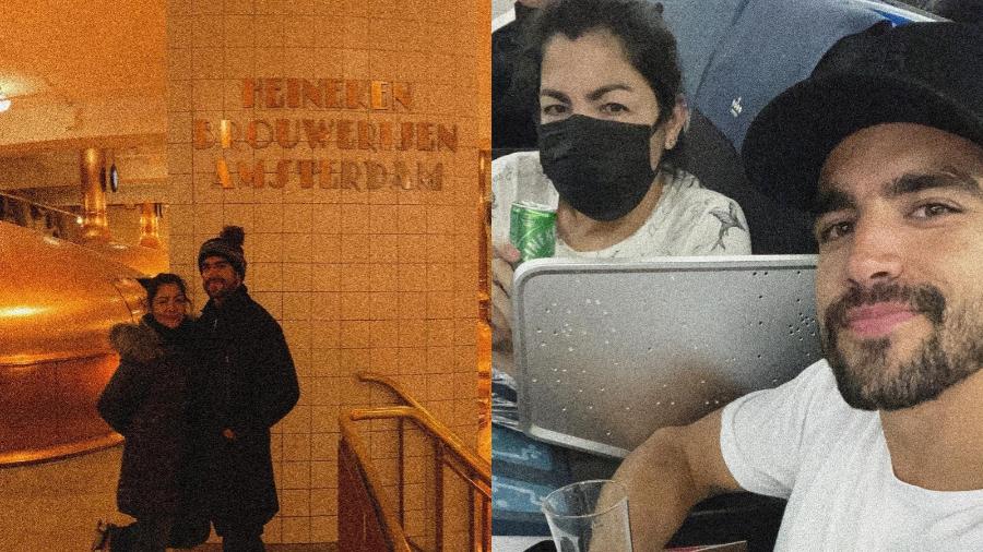 Caio Castro viaja para Amsterdã com a mãe, Sandra Castro - Reprodução/Instagram