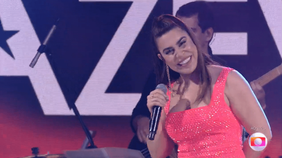 BBB 22: Naiara Azevedo canta na final do reality - Reprodução/Globoplay